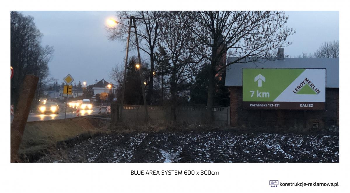 Blue Area System bilboard 600 x 300cm - konstrukcje-reklamowe.pl
