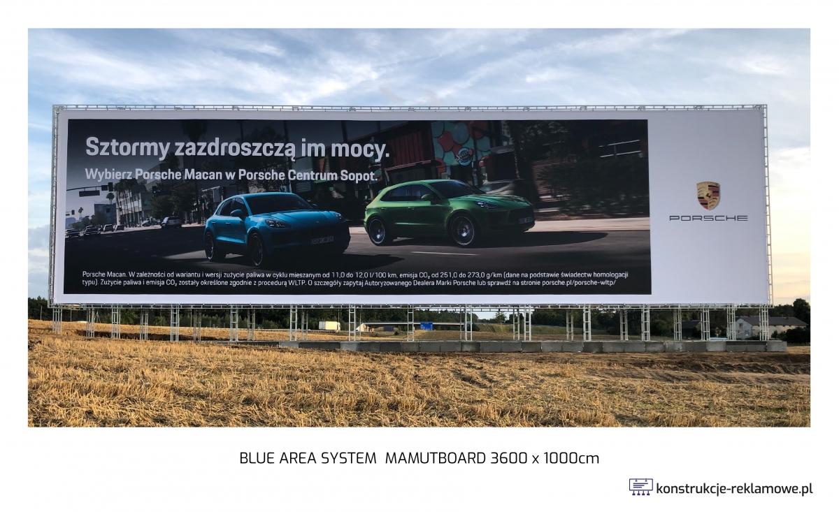 Blue Area System Mamutboard 3600 x 1000cm - konstrukcje-reklamowe.pl